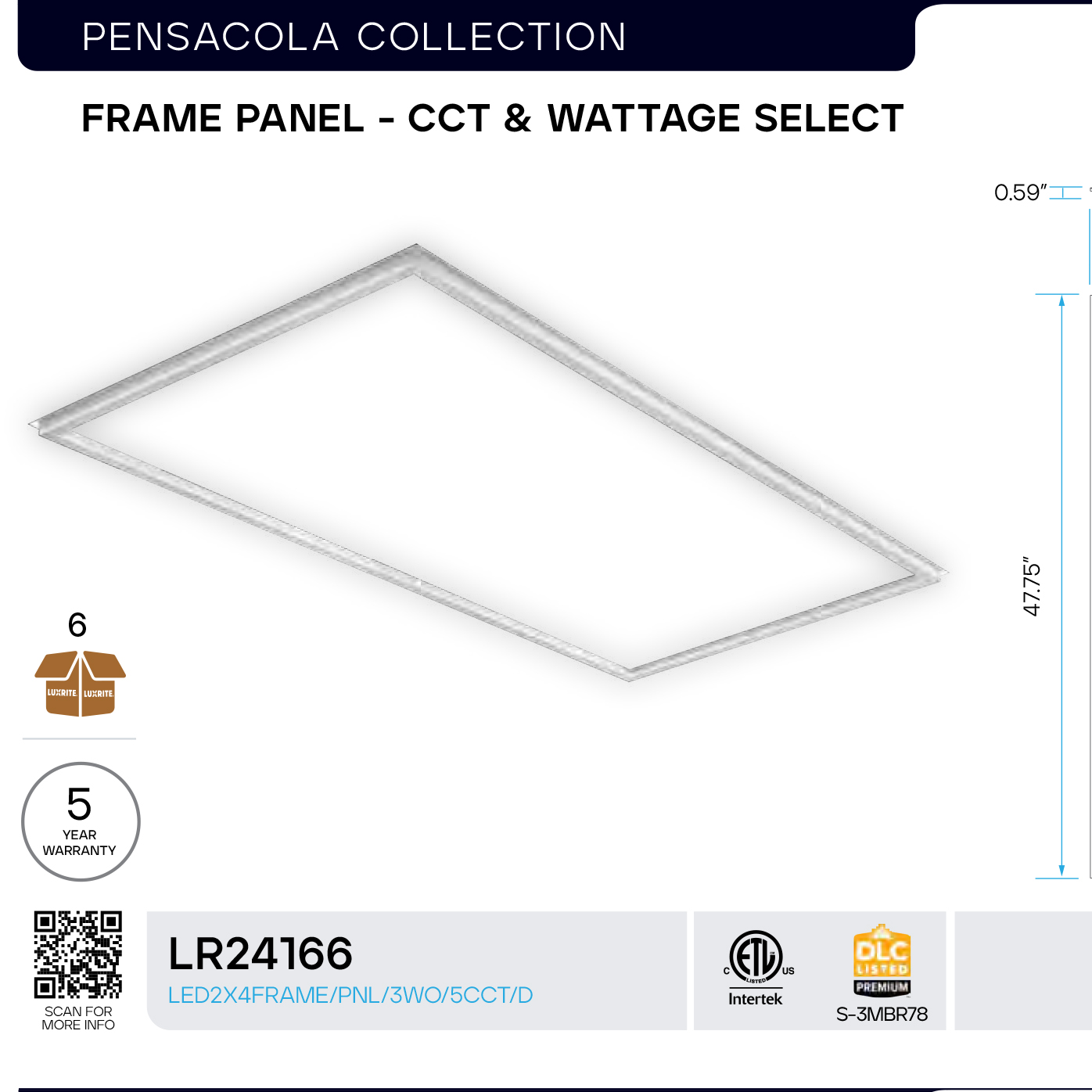 LR24166 - Frame Panel